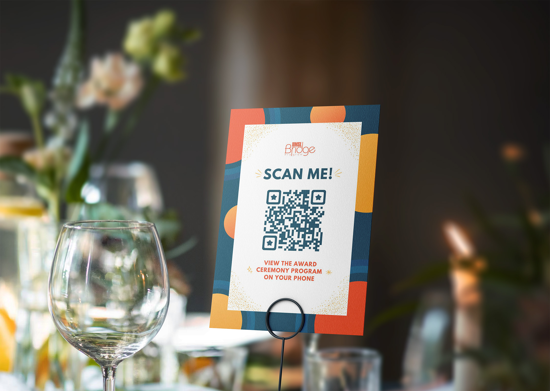 Free Table Number Mockup